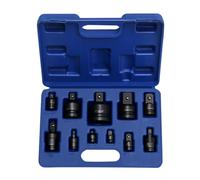 Set completo di 11 adattatori e riduttori per una compatibilità efficiente degli utensili, flessibilità, applicazioni industriali, kit di manutenzione meccanica