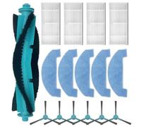 Set completo di 16 accessori per aspirapolvere, spazzole principali, filtri, panni mocio per TESLA per RoboStar iQ400 Plus