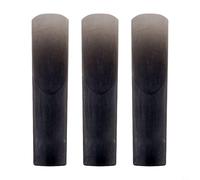 Set completo di 3 ance per sassofono resilienti, adatte per vari strumenti a fiato (tenore nero)