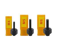 Set completo di 3 dadi rivettati con testa da 3 mm a 10 mm per una soluzione di fissaggio completa per progetti di assemblaggio e riparazione, anti rotazione