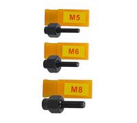 Set completo di 3 dadi rivettati con testa da 3 mm a 10 mm per una soluzione di fissaggio completa per progetti di assemblaggio e riparazione, anti rotazione