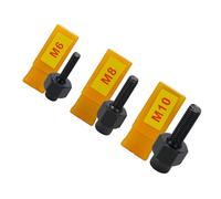 Set completo di 3 dadi rivettati con testa da 3 mm a 10 mm per una soluzione di fissaggio completa per progetti di assemblaggio e riparazione, anti rotazione