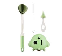 Set completo di 3 spazzole per biberon per bambini, per vari usi e per la pulizia dei viaggi
