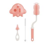 Set completo di 3 spazzole per biberon per bambini, per vari usi e per la pulizia dei viaggi, impugnatura facile