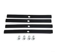 Set completo di 4 coperture e bulloni per barre portapacchi per Opel Astra H