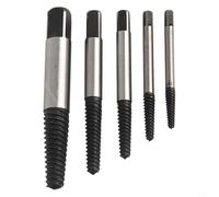 Set completo di 5 estrattori per viti per la rimozione di elementi di fissaggio rotti nella manutenzione e riparazione domestica (B)