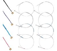 Set completo di 8 corde per violino (G-D-A-E), corde universali per violino dominante 4/4 con estremità a sfera placcata in rame per strumenti da 4/4 3/4 1/2 1/4 violini