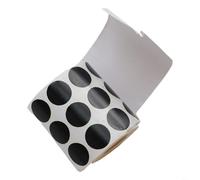 Set completo di 900 adesivi Splatter Target su un rotolo, essenziali per ogni kit di tiratore (nero)