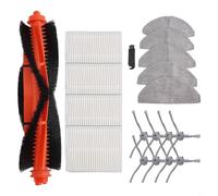 Set completo di accessori per robot aspirapolvere Lubluelu e V8 Pro, con spazzole principali e laterali, panni lavabili, filtri HEPA per pavimenti duri
