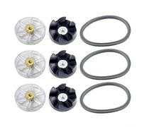 Set completo di accessori per spremiagrumi da 900 W, 9 pezzi, con anelli di tenuta e ganci di smontaggio