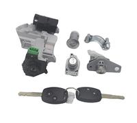 Set Completo di Blocco Interruttore di ACCENSIONE Serratura Porta CILINDRETTO Trasmissione 2 Chiavi con Chip 46 per Civic 06-08 Blocco Interruttore di accensione Auto (Set Completo Nero)