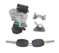 Set Completo di Blocco Interruttore di ACCENSIONE Serratura Porta CILINDRETTO Trasmissione 2 Chiavi con Chip 48 per Fit 05-06 Blocco Interruttore di accensione Auto