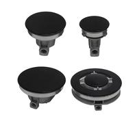 Set completo di bruciatore rapido con ugello, quattro pezzi 55 mm, 75 mm, 100 mm, 130 mm, set completo con base e