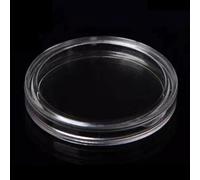 Set completo di capsule trasparenti per monete, 100 pezzi, con un diametro interno di 40 mm