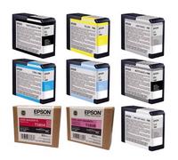 Set completo di cartucce d'inchiostro per Epson stylus pro 3880