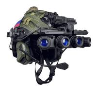 Set Completo di Caschi Tattici Rapidi Russi, Piccoli, Mimetici Verdi, per Cosplay e Attività All'aperto