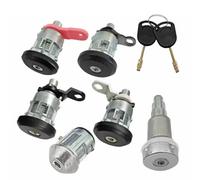 Set Completo di Cilindro Serratura Porta Auto con 2 Chiavi e Interruttore di accensione Compatibile con Transit MK5 1994-2000 OE 95VBB22050FG 1027009 Cilindro Serratura accensione