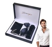 Set Completo di Cintura e Portafoglio per Uomo | Portafogli per Papà,Occhiali Da Sole Business Leggeri Per Ufficio Nonno Collega Fidanzato