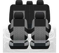 Set Completo di Coprisedili in Poliestere per VW Amarok Arteon Atlas Atlas Cross Sport, Copri Sedili Auto, Set Anteriori e Posteriori, Poliestere, Auto Accessori,5 Seats-Grey