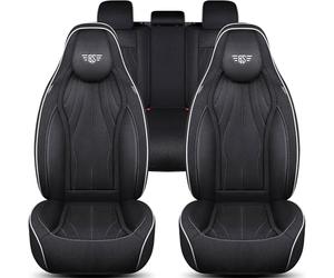 Set completo di coprisedili per BMW Serie 1 F52 a partire dal 2017 in nero FL3
