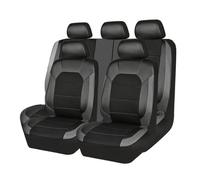 Set Completo di Coprisedili per Citroen C1 c1 Live/Feel/Millenium/Shine 5-Doors 2005-2022, Traspirante Antiscivolo Impermeabile Pelle Sedere Protezion,Grey