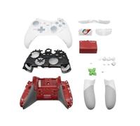Set completo di cover for Xbox One for Elite 1, pulsanti frontali, sostituzione e riparazione del controller di gioco(Red)