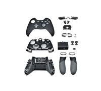 Set completo di cover for Xbox One for Elite 1, pulsanti frontali, sostituzione e riparazione del controller di gioco(Black)