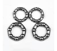 Set completo di cuscinetti per mozzo ruota bici con 3/16 anteriore e 1/4 posteriore diametro del cuscinetto coppia per la manutenzione del mozzo della bicicletta