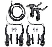 Set completo di freni per mountain bike, freni a V con cavi esterni, leva, accessori freno anteriore e posteriore