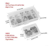 Set completo di guide per la pesca, 1040 pezzi, per tutte le esigenze di pesca (40 pezzi)