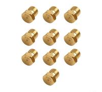 Set completo di iniettori termici propano con 10 ugelli in ottone M6 0 75 per una maggiore efficienza di cottura