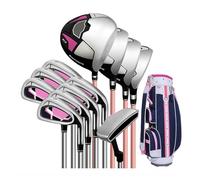 Set completo di mazze da golf, confezione da 12 pezzi con driver, fairway, ibrido, ferri da stiro, putter e borsa di supporto per destrorsi