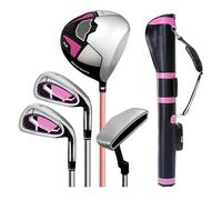Set completo di mazze da golf da donna, 12 pezzi, con driver, fairway, ibrido, ferri da stiro, putter, borsa con supporto, per destrorsi