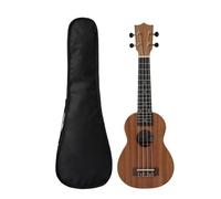 Set Completo Di Mini Chitarra Saxophone Ukulele In Mogano 4 Corde(21B with bag)