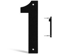 Set completo di numeri civici in metallo per esterni, 8, 13, 12, 17, 8 cm, set completo di numeri civici in metallo per esterni, resistenti alle intemperie, con lettere complete dalla A alla Z