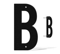 Set completo di numeri civici in metallo per esterni, 8, 13, 13, 13, 17, 8 cm, numeri civici per esterni, resistenti alle intemperie, con lettere complete dalla A alla Z, lettere in metallo nero per