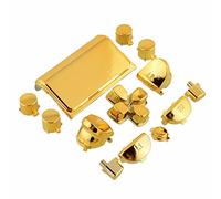 Set completo di pulsanti personalizzati Mod Kit per Sony Playstation 4 PS4 Controller di ricambio (oro cromato)