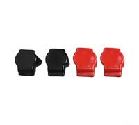 Set completo di quattro gomme in PVC per fissare connessioni positive e negative