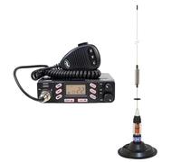 Set completo di radio CB PNI Escort HP 6800 ASQ 12/24V con antenna CB PNI ML70 e magnete