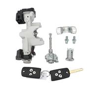 Set Completo di Serratura Interruttore di Accensione Cilindro Serratura Porta Tappo Serbatoio 2 Portachiavi per Civic 12-14 Cilindro Serratura Porta