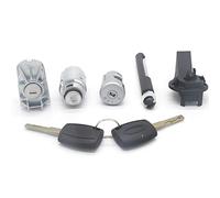 Set Completo di Serratura per Interruttore di Accensione Serratura della Porta per Ford Focus Mk2 II 2004-2012 Cilindro della Serratura della Porta Cmax Kuga