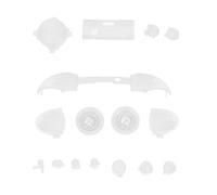 Set completo di sostituzione pulsanti, set completo di moduli trigger per controller X BOX Serie S Parti di riparazione trasparenti LB RB LT RT Paraurti Trigger Parti di ricambio (Bianco trasparente)