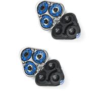 Set Completo Di Testine Di Ricambio For Rasoio SH50 Silver, Compatibili Con Philips S5000 S5370 S5140 S5050 S5210 S5095 S5110 S5140 S5400 S5510, Testine Di Ricambio(2pcs)