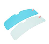 Set Completo di Toppe Antipioggia per Visiera Antiappannamento per Casco Universale Visione Chiara Nei Giorni di Pioggia 9,6 Pollici