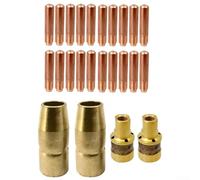 Set completo di ugelli per saldatura MIG e diffusore per punte Miller M-100/150 .035 per unità Hobart H 9/10 e YESWELDER (000068)