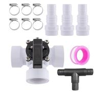 Set completo di valvole di bypass per piscina, 12 pezzi, con fascette stringitubo in acciaio inox, adatte per sistemi di filtrazione, fascette stringitubo in acciaio inox per filtro a sabbia