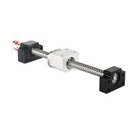 Set completo di vite a sfere 150-1100 mm 1204 con supporto 10 lavorazione terminale + dado cuscinetto + giunto(150mm)