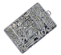 Set completo di viti Essential Collection Chiodi di fissaggio per case e uso professionale in vari progetti Viti di riparazione domestica