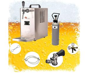 Set Completo Erogatore Birra JET 30 con Adattatore 5 Litri e Bombola CO2