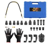 Set Completo Estrattore Iniettori Diesel Pneumatico con Adattatori M8-M31